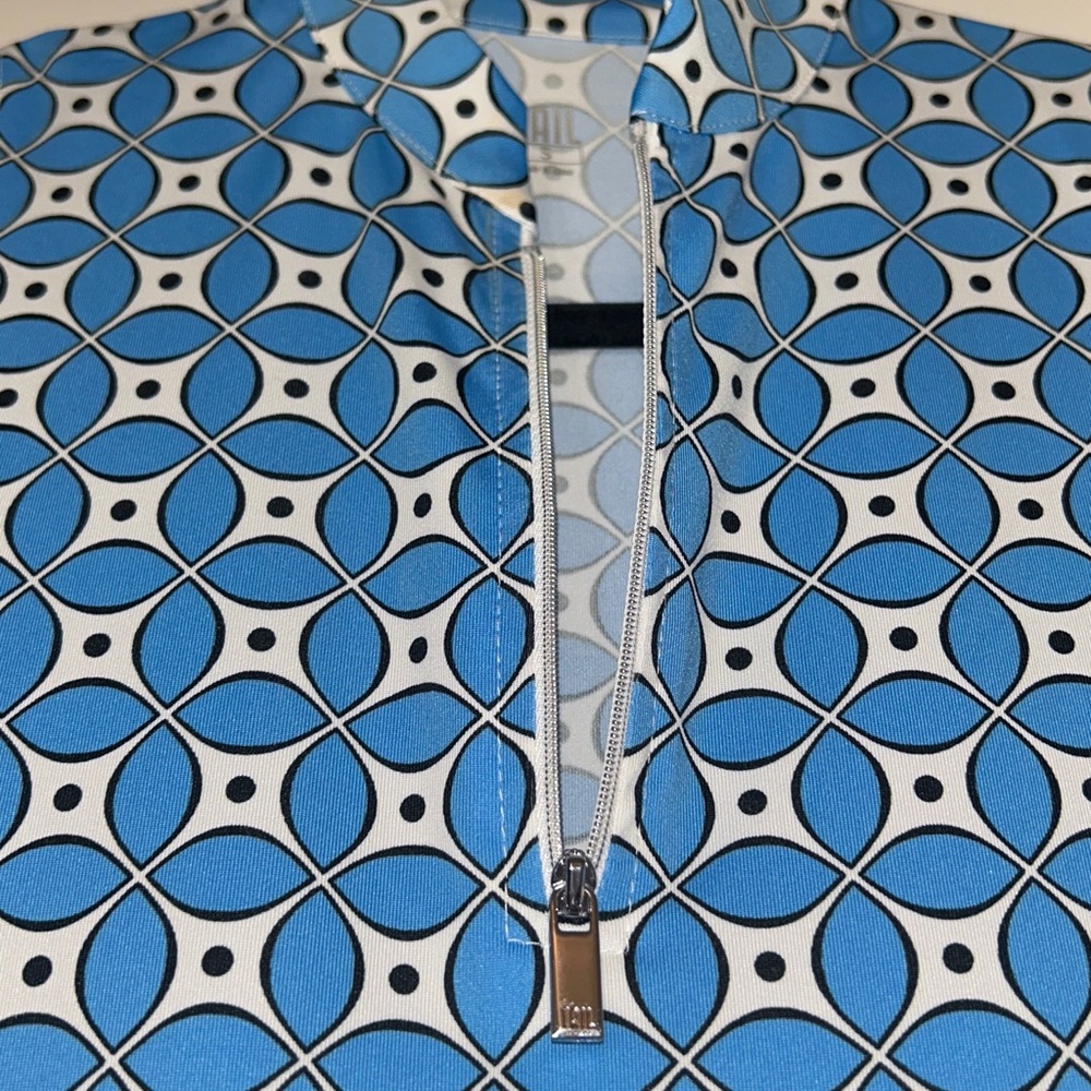 Tail Performance Golf Dress S Blue/White NWT Pocket Sleeveless Athletic Casual - Picture 5 of 14